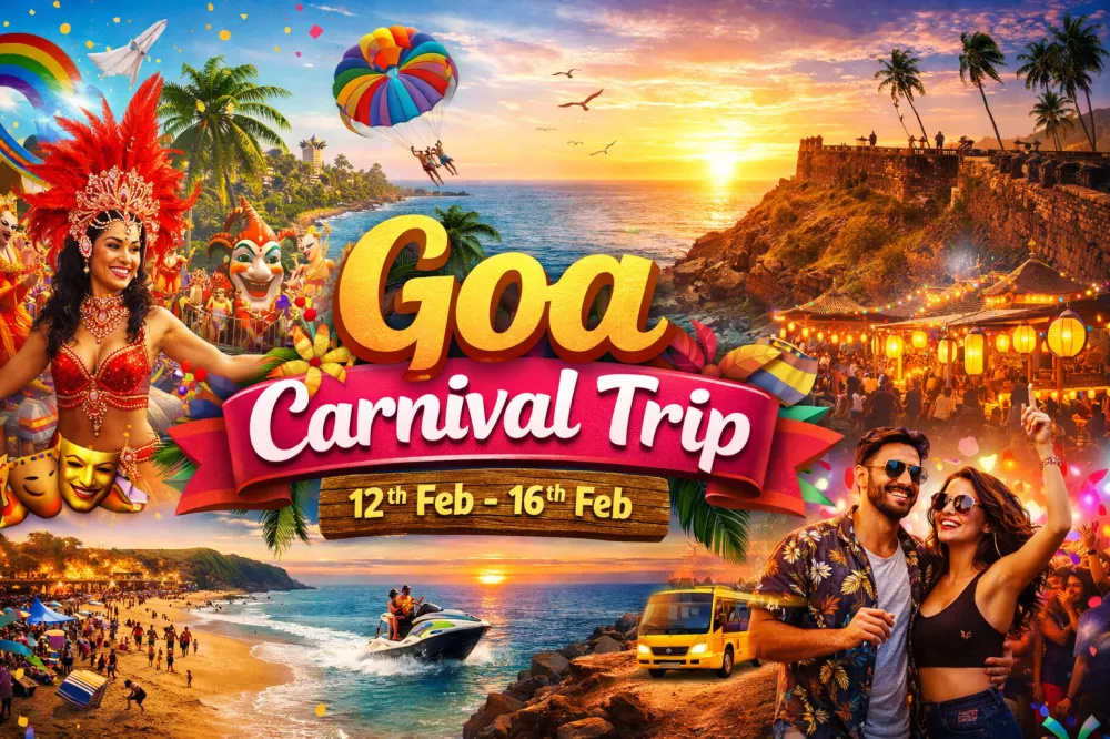 Goa Carnival Escape – Beaches, Nightlife & Culture